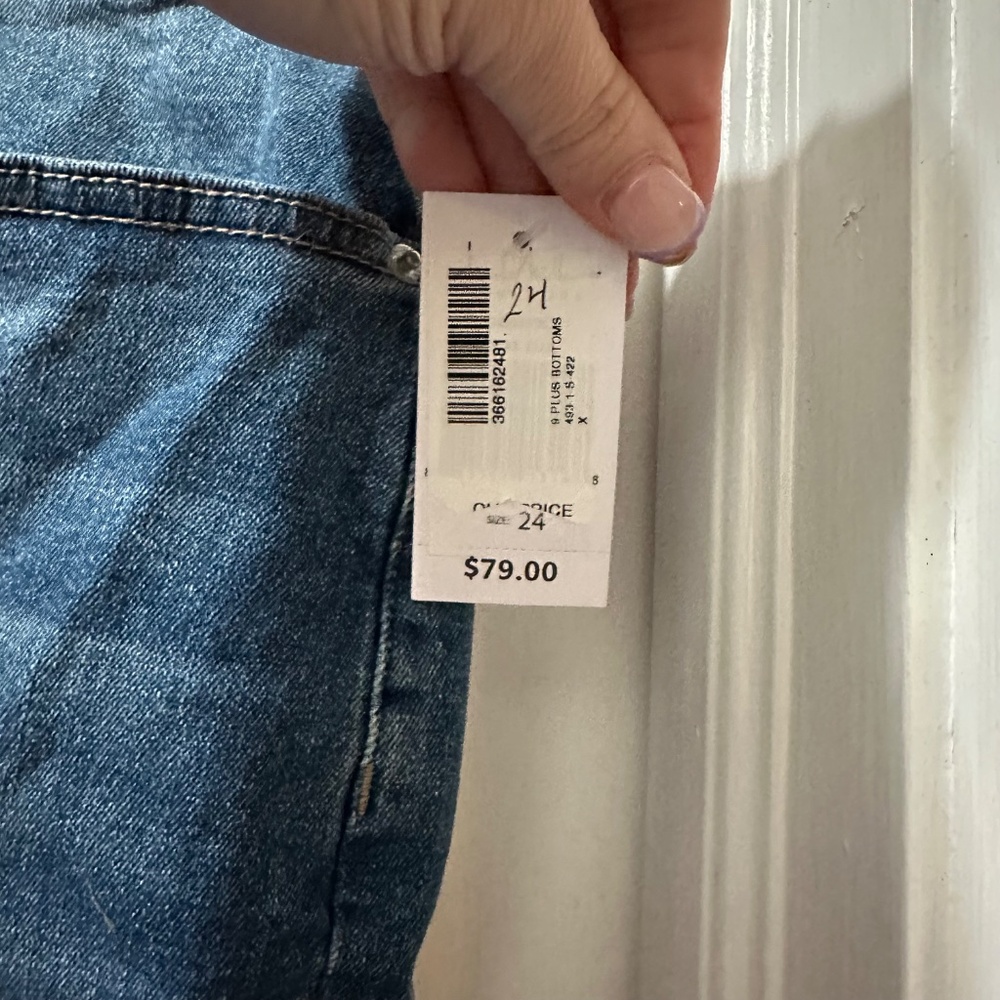 Nicole Miller New York Denim Shorts in 24 NWT - Picture 2 of 3
